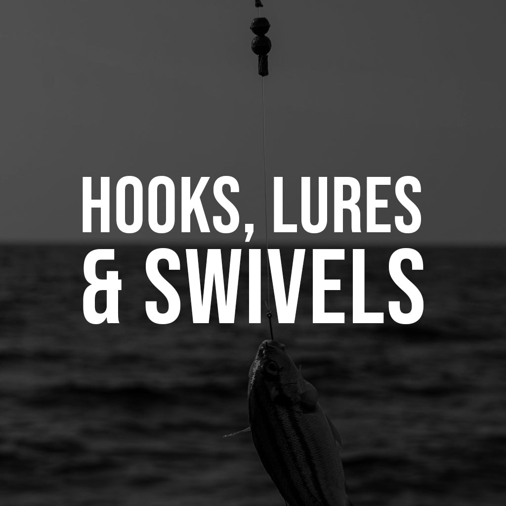 Fishing Hooks, Lures & Swivels