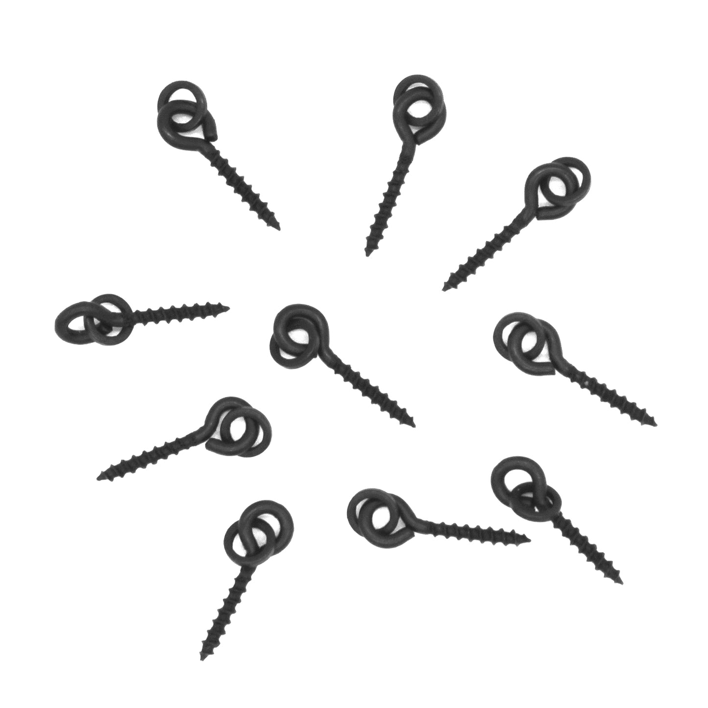 Metal Bait Screws with O Ring for Fishing Pack of 10