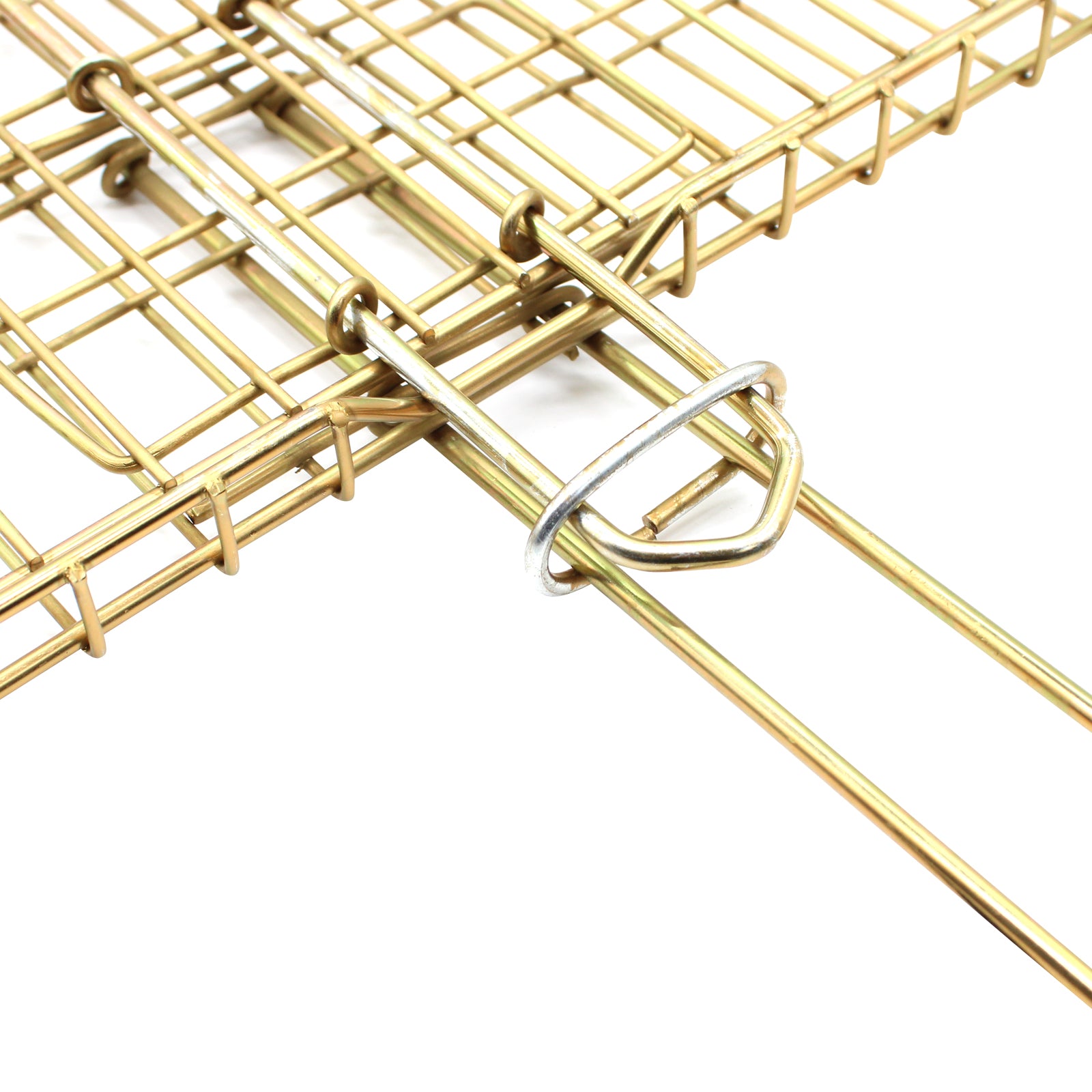 Steel Cooking Grid with RIng Long Handle