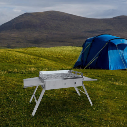 Barbecue Camper Braai avec pieds pliables