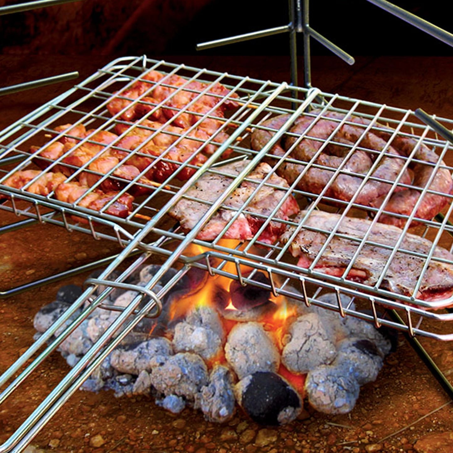 44cm Chrome Steel Braai Grid