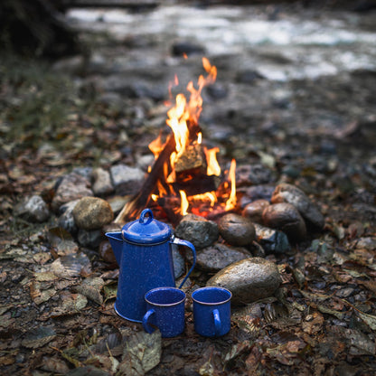 Ensemble de percolateur à café 5 pièces avec cafetière et tasses