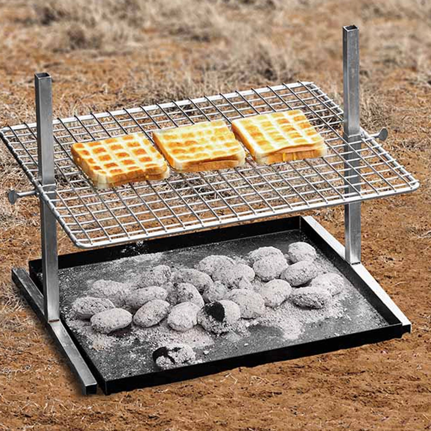 Veld / Field Adjustable Height Braai / Barbecue Grill